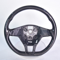 Volant en fibre de carbone et bois de pêche pour Volkswagen Golf 6 MK7 MK8 GTI Polo Magotan Jetta Passat Touareg – Modification en stock