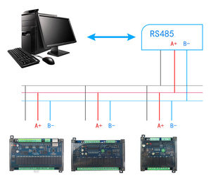 RS232+<strong>RS485</strong> Modbus Protocol 6 Digit Input 4 Relay <strong>Output</strong> 4 Analog Input 2 Analog <strong>Output</strong> IO Control Module for Industrial Control - Product Image 6