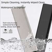 Rodapié Moderno Impermeable de Aluminio con Doble Tira Nano, Desmontable con Sistema de Encaje a Presión, 40mm 60mm, Rodapié de Aleación para Pared Interior