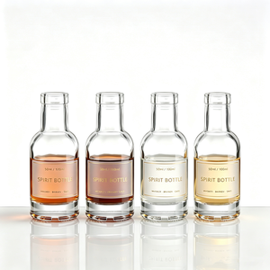 Wholesale 50ml 100ml Small Test Market Trial Liquor <strong>Bottle</strong> For Packing Whisky Vodka Rum Tequila <strong>Alcohol</strong> - Product Image 1