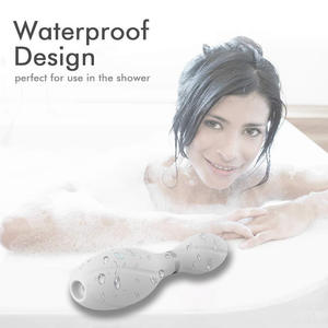 2024 Venta al por mayor Bola de bolos 10 Vibrating Sucker Wand Masajeador Vibrador de succión fuerte para mujer - Product Image 4