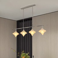 Lustre moderne en verre, luminaire suspendu pour îlot de cuisine, table à manger, café, restaurant, bar