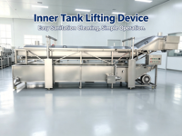Pasteurisateur Commercial Automatique Zhiyunda pour Sacs d'Emballage, Stérilisation Lait, Boissons, Jus, Légumes – Personnalisable