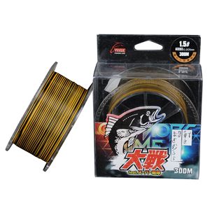 Ligne de pêche tressée Yuvue 300M 1.5 #   Ligne de surfcasting bicolore haute résistance pour la pêche en eau salée - Product Image 1