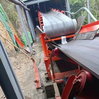 Rouleau de convoyeur minier de qualité industrielle adapté aux mines de charbon, au traitement des minerais et aux installations logistiques