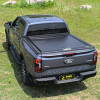 Vente chaude Manuel Roulant Rétractable Hardtop Tonneau Couverture Étanche Pickup Truck Couverture pour Ford Maverick pour Hilux F-150 Loc