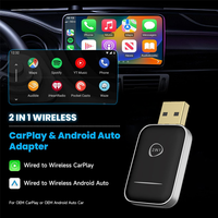 2 in 1 Plug Play Wireless Carplay Android Auto adattatore Wifi con interruttore per iphone Auto audi Q5 Mercedes W447 da 2015 & Ios 10