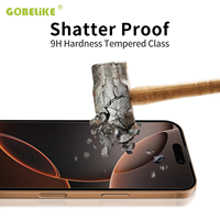 Protection d'écran incassable en nouveau matériau AR ultra-résistant, anti-reflet 95 %, verre de qualité supérieure pour iPhone 17 Pro Max Air