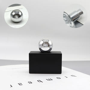 Botella Cosmética Cuadrada de Vidrio Esmerilado Negro de 50 ml al por Mayor con Pulverizador para Suero para el Cuidado de la Piel, Marca <span class=keywords><strong>Doully</strong></span> - Product Image 1