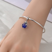 Breloques fantaisie océaniques en alliage de cuivre plaqué argent avec pierres naturelles, tortue de mer, lotus, étoile de mer, vie marine, pour DIY
