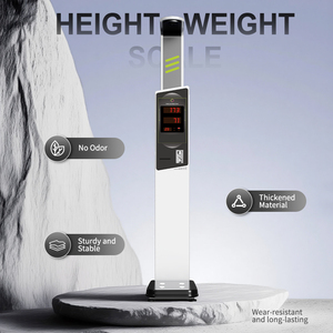 เครื่องชั่งน้ำหนักและวัดส่วนสูงอัลตราโซนิกแบบหยอดเหรียญ รุ่น HW-900C วัสดุทางการแพทย์ใหม่ สำหรับคลินิก - Product Image 2