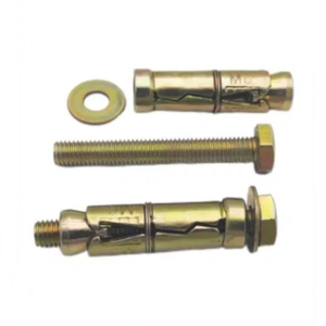 Factory Price Fasteners Heavy Duty Galvanized 4 Pcs <strong>Fix</strong> Anchor <strong>Bolt</strong> With Yellow Zinc Plated M6 M8 M10 - Product Image 1