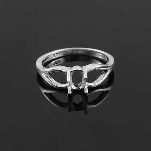 Anillo de compromiso con diseño de copo de nieve, anillo de compromiso con diseño de copos de nieve de corte ovalado, estilo Halo oculto, para aniversario y boda - Product Image 4