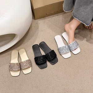 Sandales plates de créateur de mode pour femmes, <span class=keywords><strong>marque</strong></span> célèbre, collection 2026, tongs de plage de luxe pour femmes - Product Image 2