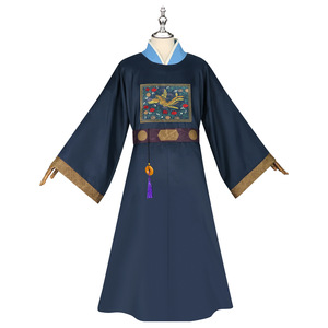 Disfraz de Cosplay del Uniforme Oficial de Ren Shi de Starry Garden, Color Azul Oscuro, para Hombre, Traje para Actuación en Escenario de Anime - Product Image 5