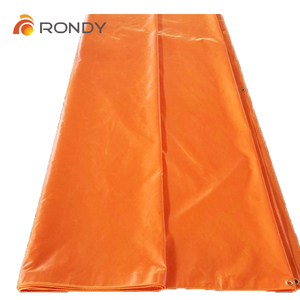 <span class=keywords><strong>Bâche</strong></span> pour soudage en fibre de verre enduite ignifuge PVC 6x8m Sac Autre tissu tissé imperméable pour voiture Orange 2m - Product Image 1