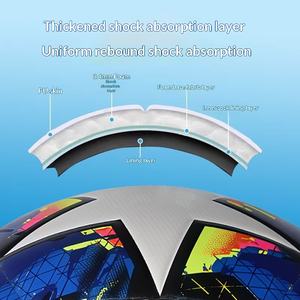 Ballon de football de la Coupe d'Europe, renforcé, anti-explosion, résistant à l'usure, avec logo imprimé sans couture, idéal pour le sport et le basketball, fabriqué au Guangdong. - Product Image 5