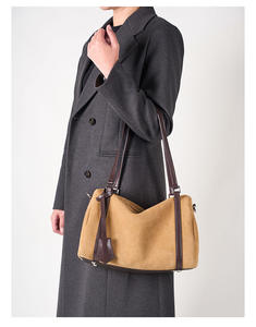 Bolso de Hombro/Bandolera de Cuero Vacuno Vintage 2026, Estilo Retro, Gran Capacidad, Personalizable, para Mujer - Product Image 1