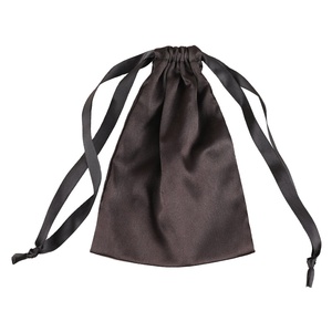 Bolsas de satén personalizadas con logo para pelucas, antipolvo, con cordón, para almacenamiento de ropa interior, máscaras para ojos y cosméticos de moda. - Product Image 3