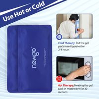 Meilleures ventes 2026 Pakcare OEM Compresses de gel chaud et froid réutilisables personnalisées pour le soulagement de la douleur