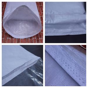 שק פוליפרופילן 50 ק\\\"ג 25 ק\\\"ג שק ארוג PP עם בטנת PE אטום בחום שק אריזה מפלסטיק עמיד לזרעים דגנים אורז קמח - Product Image 2