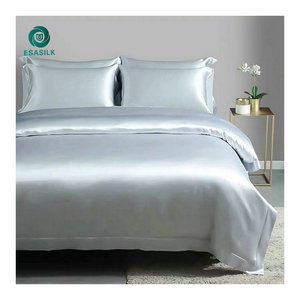 Top Grade 100% dâu tằm tự nhiên tấm lụa thiết lập 4 pcs dệt Khăn trải giường - Product Image 1