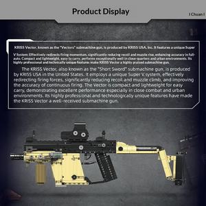 Rifle de Francotirador Subfusil de Juguete, Rompecabezas para Niños, Bloques de Construcción de ABS, Escala 1:1, MKing OEM, Venta al por Mayor - Product Image 3
