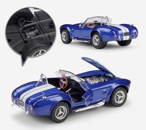 WELLY 1:24 1965 <span class=keywords><strong>Cobra</strong></span> 427 S-C simulazione pressofuso in lega modello di auto classica collezione di auto decorazione modello di auto mentale - Product Image 5