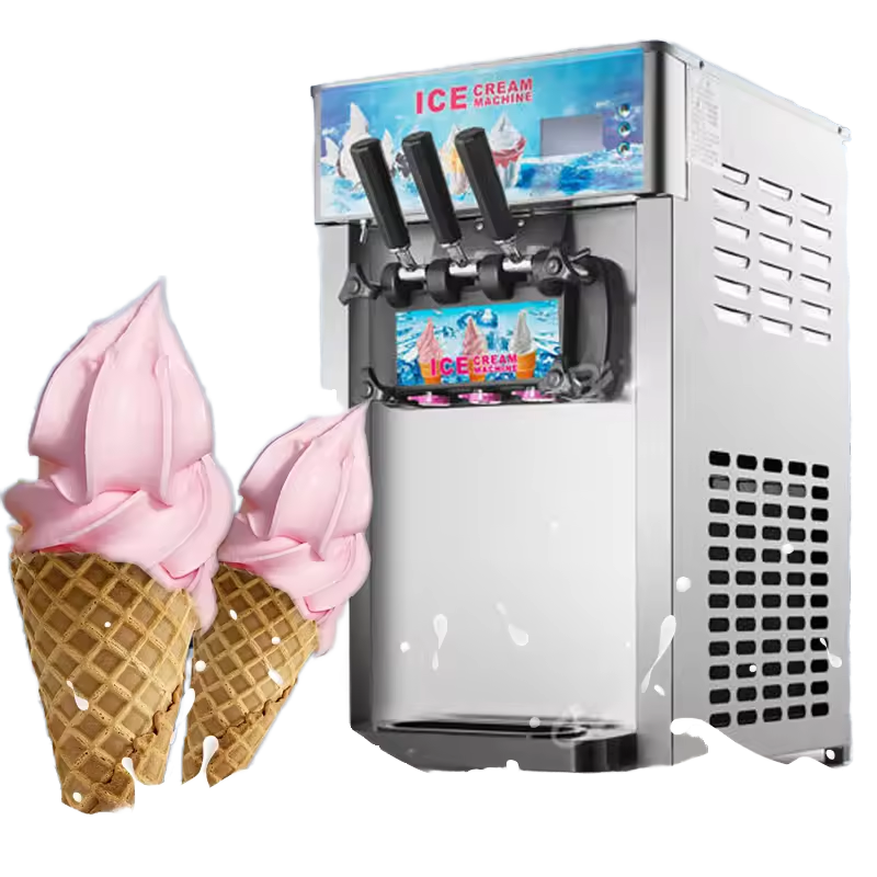 Commercial New Stainless Steel Soft Serve