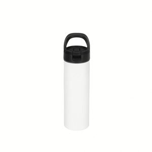 20oz Straight Sublimation Blank <b>Mug</b> Heat Retention 304 Steel Vehicle Training Cup Anti-spill Thread Lid <b>Large</b> Quantity Supply - Product Image 1
