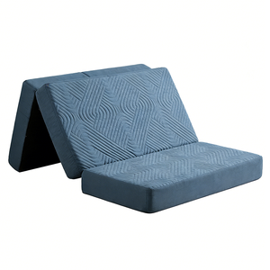 Divano Letto Multifunzionale Pieghevole in Tessuto Facile da Pulire con Compressione Sottovuoto per Appartamento - Product Image 1