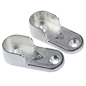Support de tringle à vêtements en alliage de zinc de 16 pouces, base épaissie pour armoire et penderie - Product Image 4