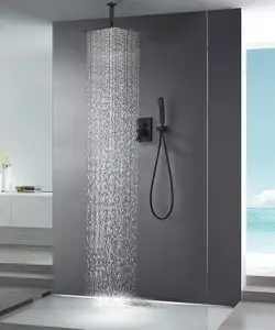 高品质黄铜天花板雨淋浴系统