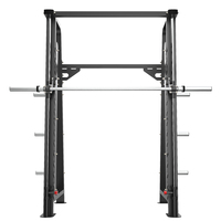 Snode FR-800 Équipement de musculation à domicile, rack de musculation multifonctionnel en acier/fer, machine Smith 3D, rack de squat, noir, musculation complète du corps