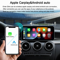 Autoradio Yuncar 10,36 pouces 2 DIN, système Android 9.0, navigation GPS, lecteur DVD avec amplificateur et DSP universel pour voitures