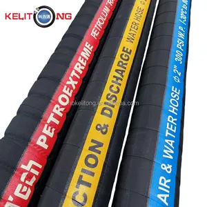 Hoge Kwaliteit Epdm Zwart Rubber Brandstofslang Flexibele Olie Zuig Levering Rubberen Slang