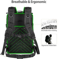 Sac à dos tactique d'assaut de haute qualité, personnalisé, grande capacité, imperméable, pour l'entraînement, les voyages et les activités tactiques