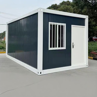 Schnell Montierbare Zerlegbare 20ft 40ft Moderne Mobile Containerhäuser auf Rädern mit Spitzdach für Zuhause, Geschäft, Lager, Außenbereich