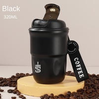 LUCKCHEN Tasse thermos à café sous vide en acier inoxydable 316 6-12H Isolation thermique Moderne Portable Eau bouillante Cadeau d'extérieur sûr