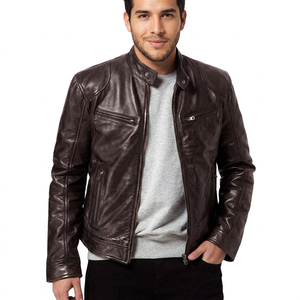 Chaqueta de Cuero Casual de Alta Calidad para Hombre, Primavera y Otoño, Cortavientos y Ligera, Manga Larga, Invierno, Nueva Llegada - Product Image 1