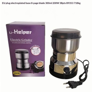 Moulin à poudre électrique semi-automatique en acier inoxydable, petit modèle, pour usage domestique, multifonctionnel, pour herbes médicinales chinoises - Product Image 5
