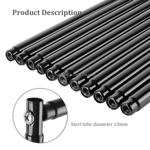 برجولا قابلة للسحب من الفولاذ الصديق للبيئة سهلة التركيب ومتينة، مقاومة للماء، قوس حديقة معدني للاستخدام الخارجي - Product Image 2