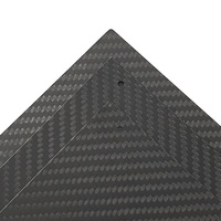 Lembaran Plat Serat Karbon Twill 3K Kustom, Panel Ringan Berkekuatan Tinggi untuk Komponen Struktural Rangka Drone UAV