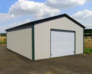 Garages métalliques préfabriqués pour <span class=keywords><strong>2</strong></span> voitures, abri de jardin en acier, stockage extérieur, kit de grange à <span class=keywords><strong>poteaux</strong></span>, garage préfabriqué - Product Image 4