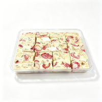 Emballages personnalisés jetables, recyclables, transparents, en plastique PET pour biscuits, chocolats, bonbons, pâtisseries, emballages alimentaires avec couvercles