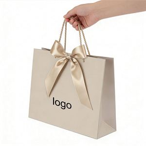 Custom Logo Printing Clothing Shoes Gift Shopping Paper <b>Bag</b> Boutique Beauty Store Packaging Paper <b>Bag</b> - Product Image 1