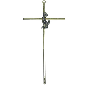 Buena calidad Vogue clásico acero aleación de zinc multiusos artesanías de Metal bronce antiguo cobre regalos cristianos Jesús crucifijo Cruz - Product Image 1