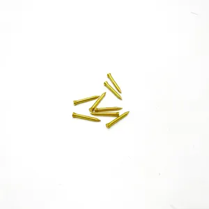 定制实心黄铜面板销纯黄铜子弹锋利钉子3.1 * 28毫米价格优惠