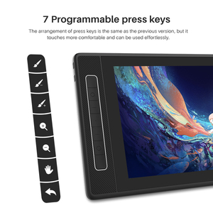 Tableta de Dibujo Digital con Pantalla Laminada Completa <span class=keywords><strong>HUION</strong></span> Kamvas Pro <span class=keywords><strong>13</strong></span> (2.5K), Monitor con Lápiz Digital - Product Image 2