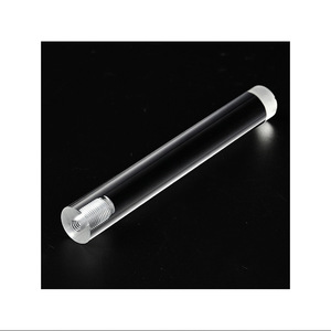 Acrylic Threaded Rods M14 M36 Metric Right Hand <b>Polished</b> <b>Drilled</b> Tapped Cylindrical Tubes <b>For</b> Acrylic Base Brackets - Product Image 4